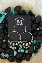 Load image into Gallery viewer, Pink Opal Navajo Pearl Hoops
