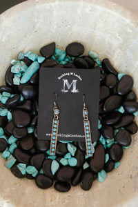 Turquoise Bar Dangles